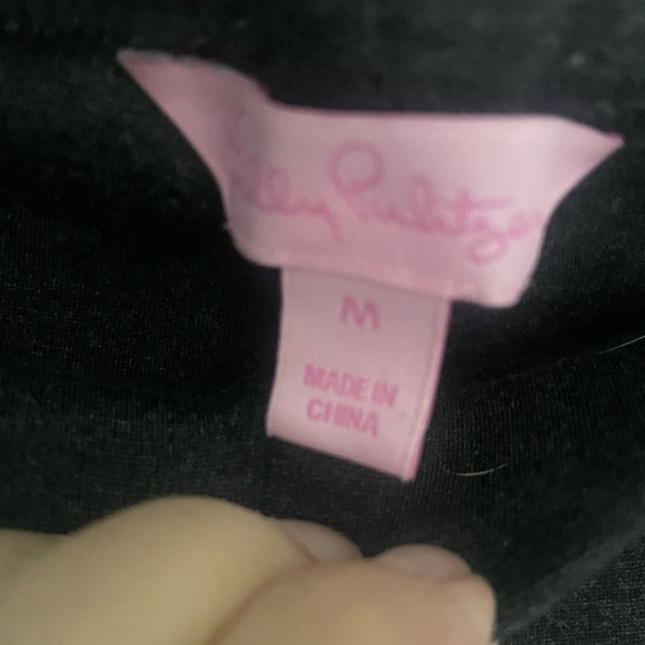 Lilly Pulitzer Ponte grey pull on stretch pants medium #42447 - Picture 7 of 8